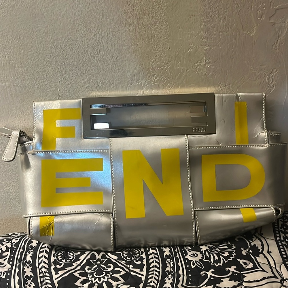 real Vintage Fendi clutch handbag. Very rare! In perfect condition! It’s …